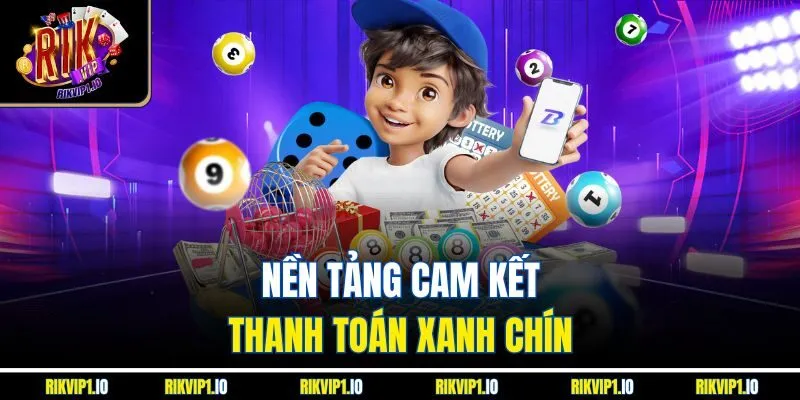 Nền tảng cam kết thanh toán xanh chín 